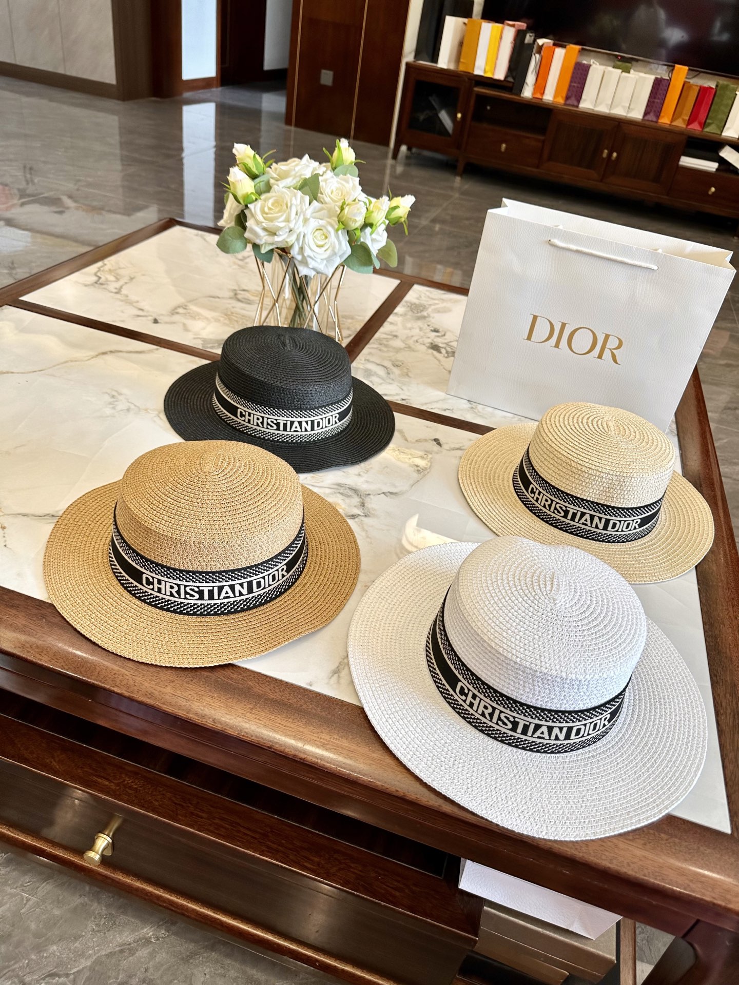 dior hat model 61